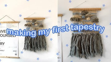 i tried tapestry weaving and here