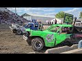 Stark County Fair 2025 Street Stock Full-Size | DerbyDog Productions | Demolition Derby Action. 