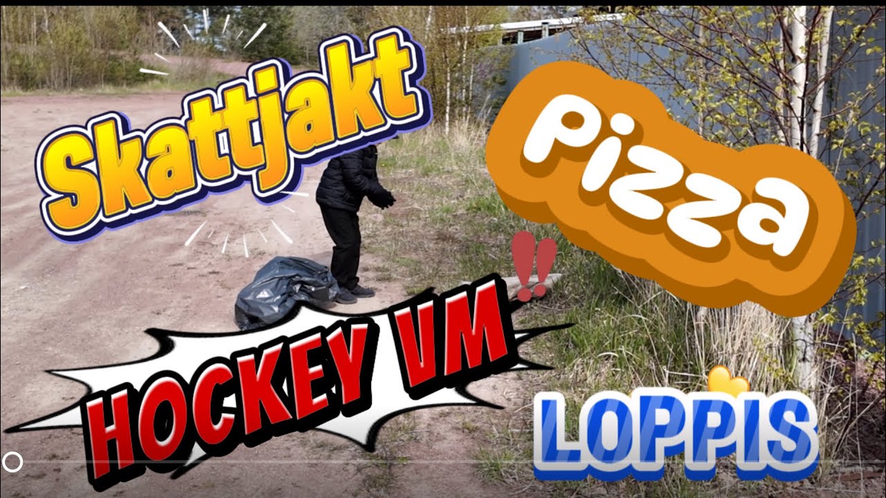 Skattjakt, Pizza, Hockey VM samt Tough Viking!