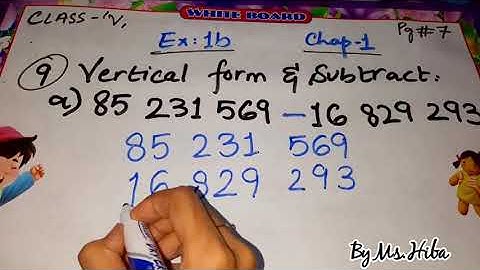 Numbers and Arithmetic Operations | Chap1 | Ex: 1b| Part 2 | Class5 | Countdown | Maths| by Ms. Hiba