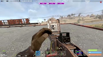 Rust - PvE - How to defeat Hard Convoy from Supermarket with two deaths without running it out