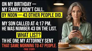 My Son Called At 4:17 PM On My Birthday — He Was Number 43 On The List...