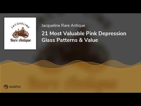 21 Most Valuable Pink Depression Glass Patterns & Value
