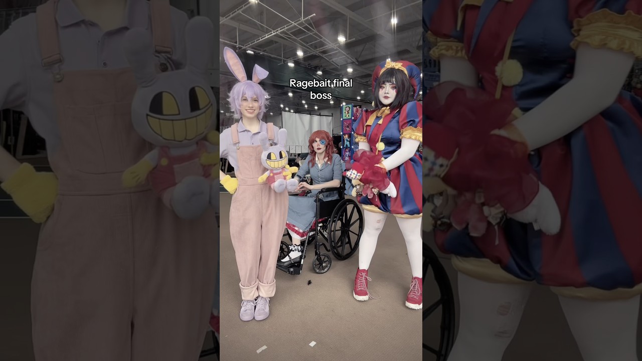 Ragatha was NOT having it hehe 🤭💜 #cosplayer #cosplay #tadccosplay #theamazingdigitalcircus #tadc