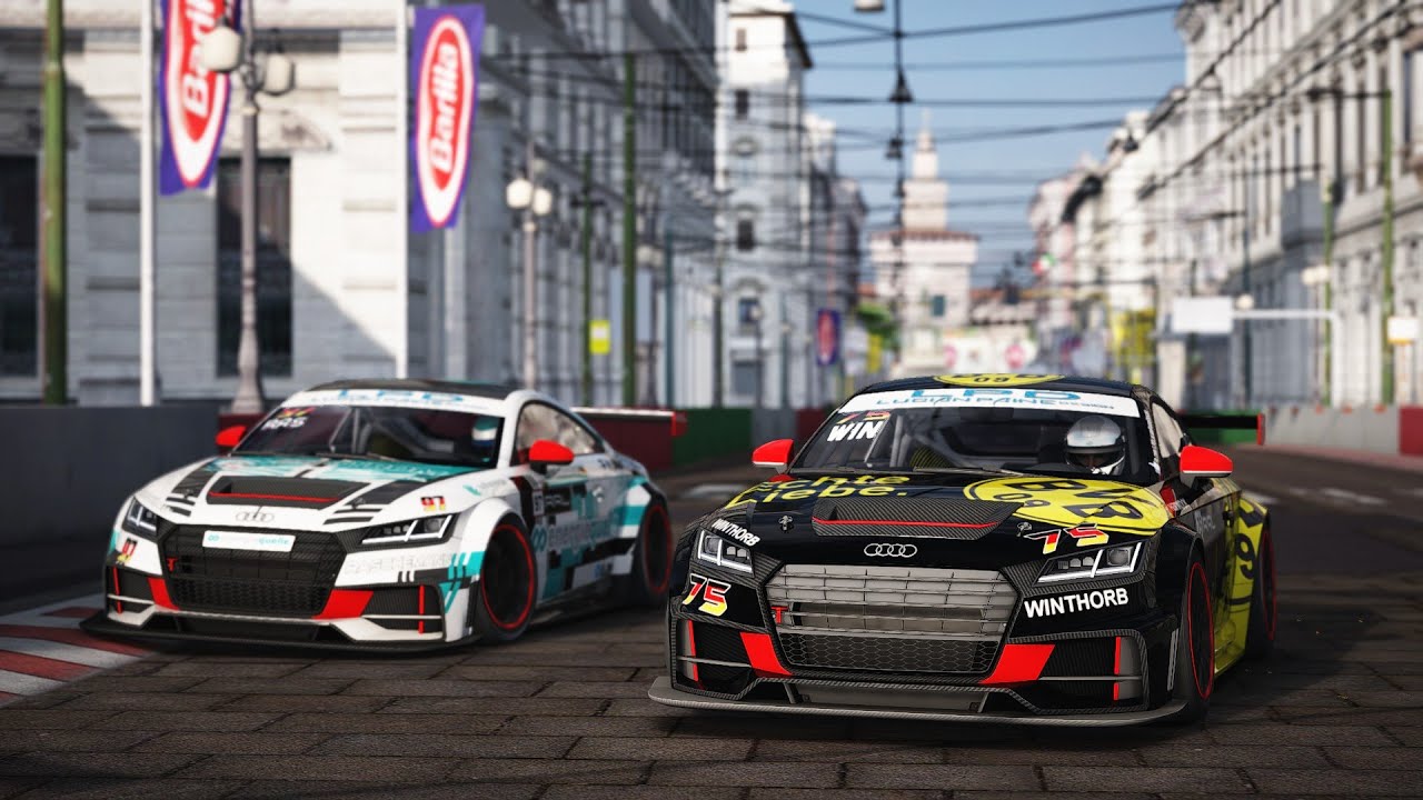 Assetto Corsa Audi Tt City Cup Rennen 5 Mailand Youtube