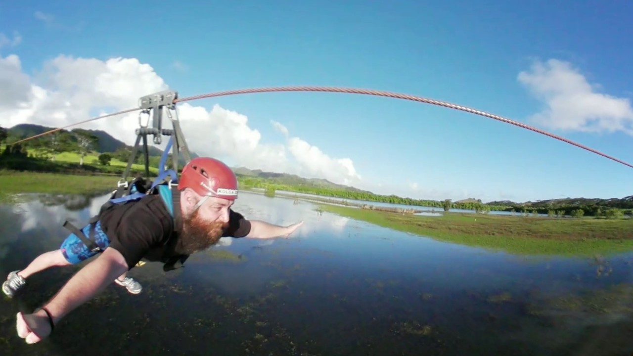Koloa Zipline in Kauai Hawaii YouTube