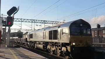 Class 66429 - 632J - Direct Rail Services - At Speed - Stafford - 01.07.2019