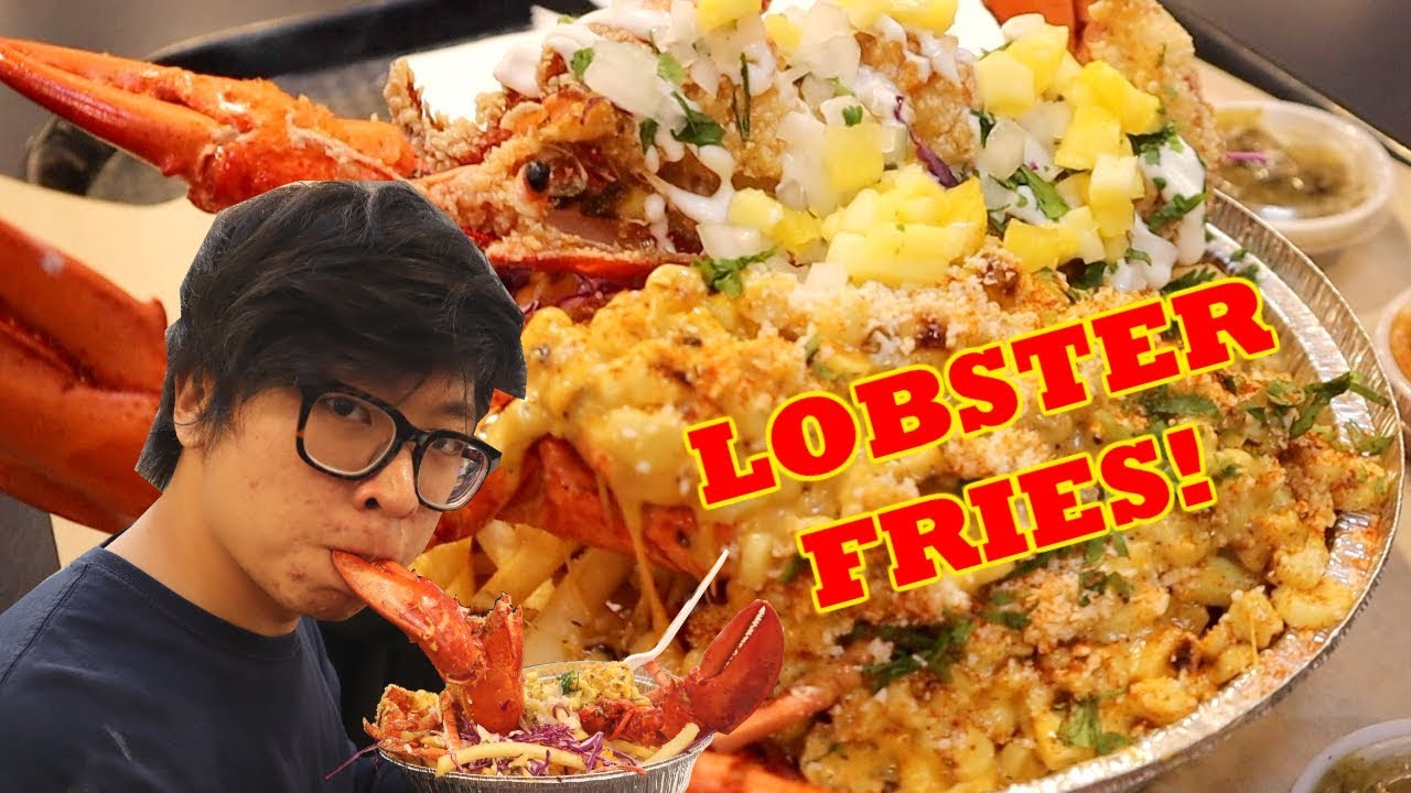 LOBSTER FRIES MUKBANG! CRAVINGS 99 Ranch in Chino Hills & Boba YouTube
