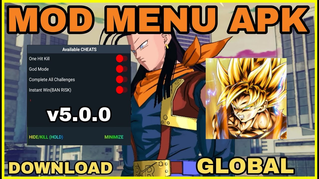 Dragon Ball Legends MOD MENU v5.0.0 APK / Dragon Ball Legends hack / dragon ball legends mod