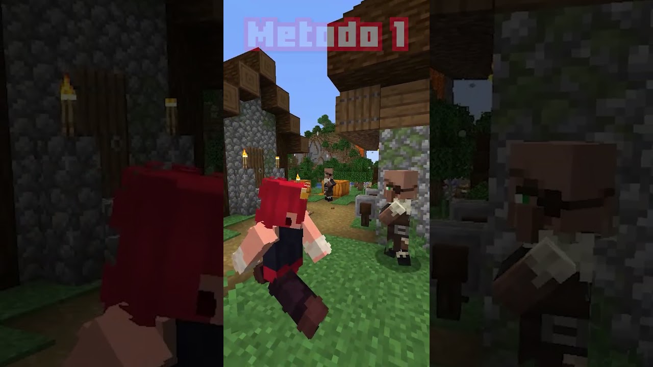 Transportes para aldeanos  #minecraft #vtuber #humor #twitch