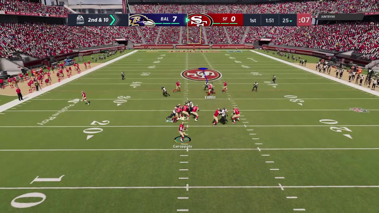 When George Kittle Tried To Hurdle Over Marcus Peters