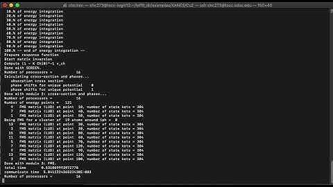 Running Cu XANES calculations using FEFF9