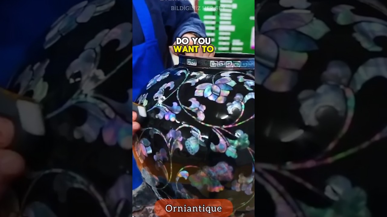 How to make a mother-of-pearl vase with Orni Antique 