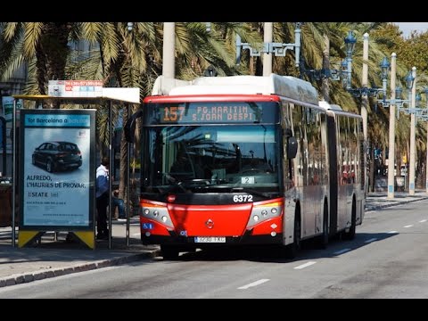 Autobus en Barcelona, Cataluña, España - TMB Bus Metro | Transports Metropolitans de Barcelona