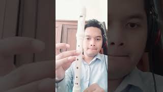 Recorder lagu lightly row, pelan dan mudah di ikuti...