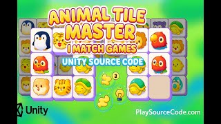 Animal Tile Master | Match Games Unity Source Code – Buy & Reskin at Playsourcecode.com