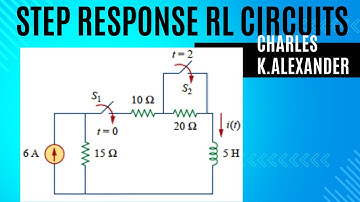 Step response of RL circuits | william hayt charles K Alexander solution | Gate questions