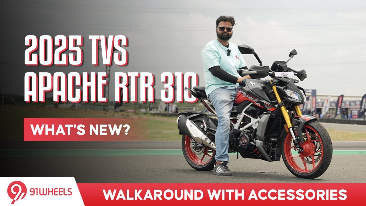 2025 TVS Apache RTR310 || Detailed Walkaround With Accessories