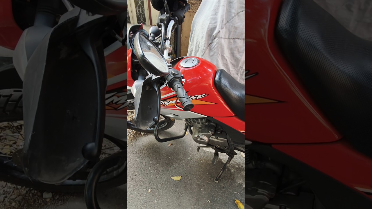 Hero impulse bike travelling 