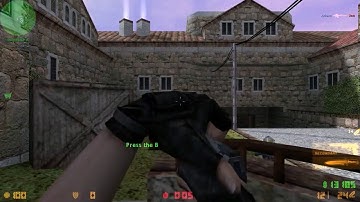 Counter-Strike: Condition Zero gameplay with Hard bots on Cobble - Counter-Terrorist (Old - 2014)