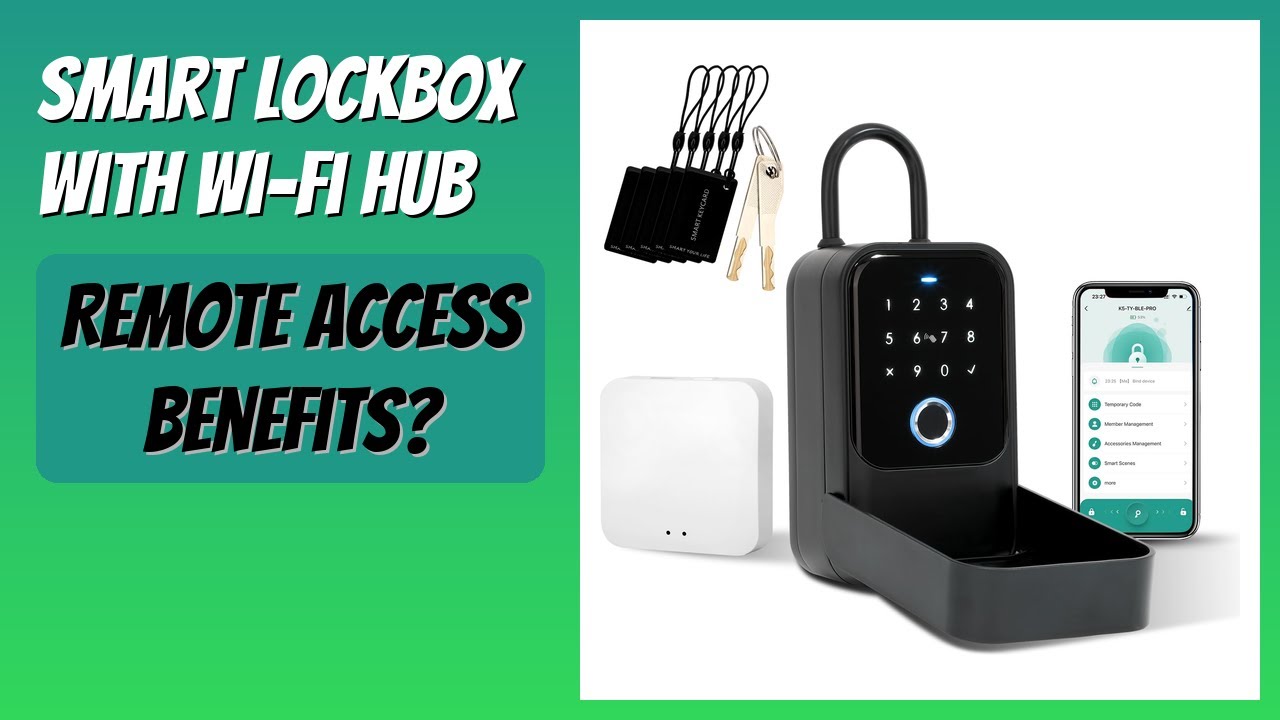 REVIEW (2025): Smart LockBox with Wi-Fi Hub. Features