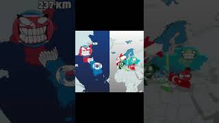 FILLING COMPILATION 🗺️  #shorts  #countryballs