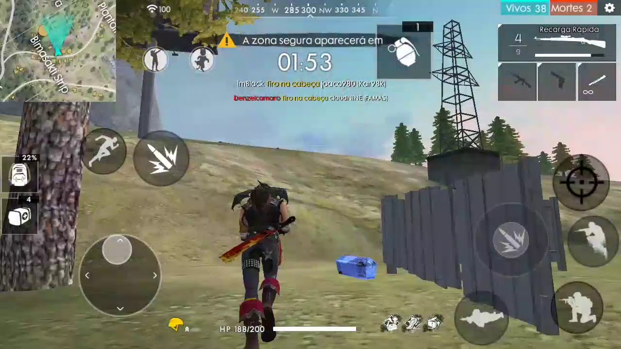 Algumas jogadas de Free Fire 😅😲 (Free Fire )