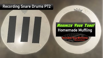 Recording Snare Drums PT2: Muffling Techniques
