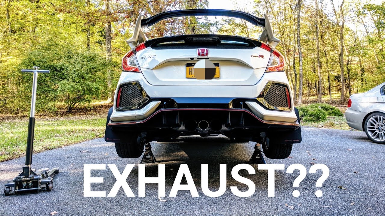 NEW Honda Civic Type R MOD | Exhaust PREP - YouTube