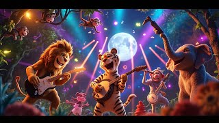 Jungle Jam! 🦁🐯 Epic Animal Song for Kids | Dance with the Wild!