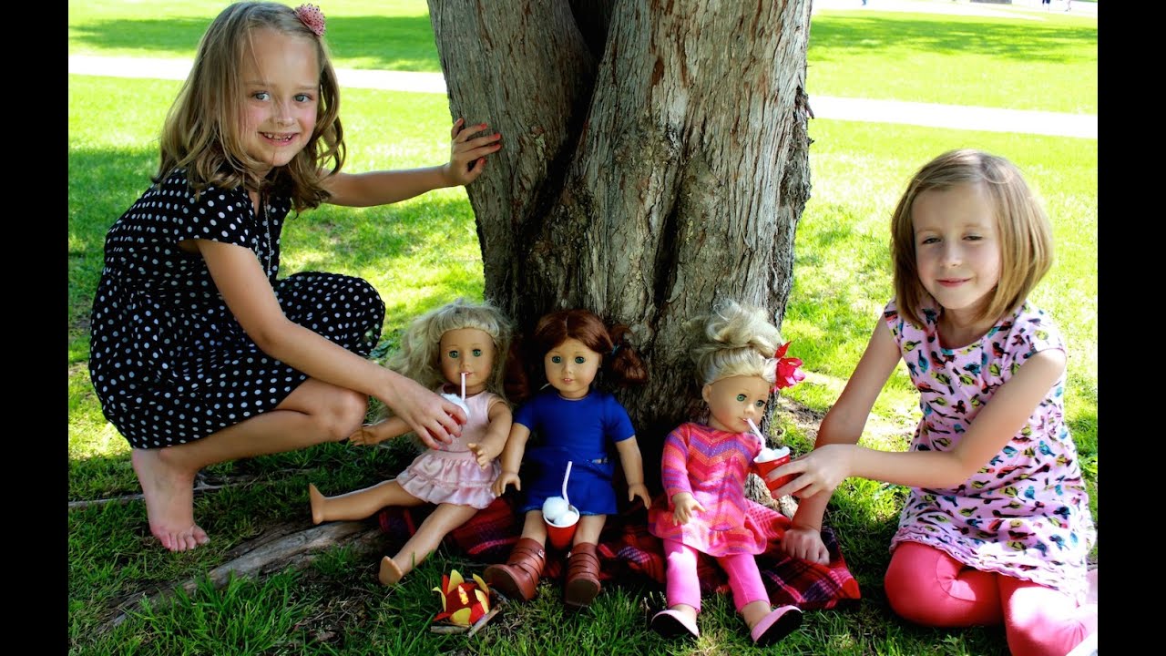 American Girls DIY Camping Set (Part 1) - YouTube