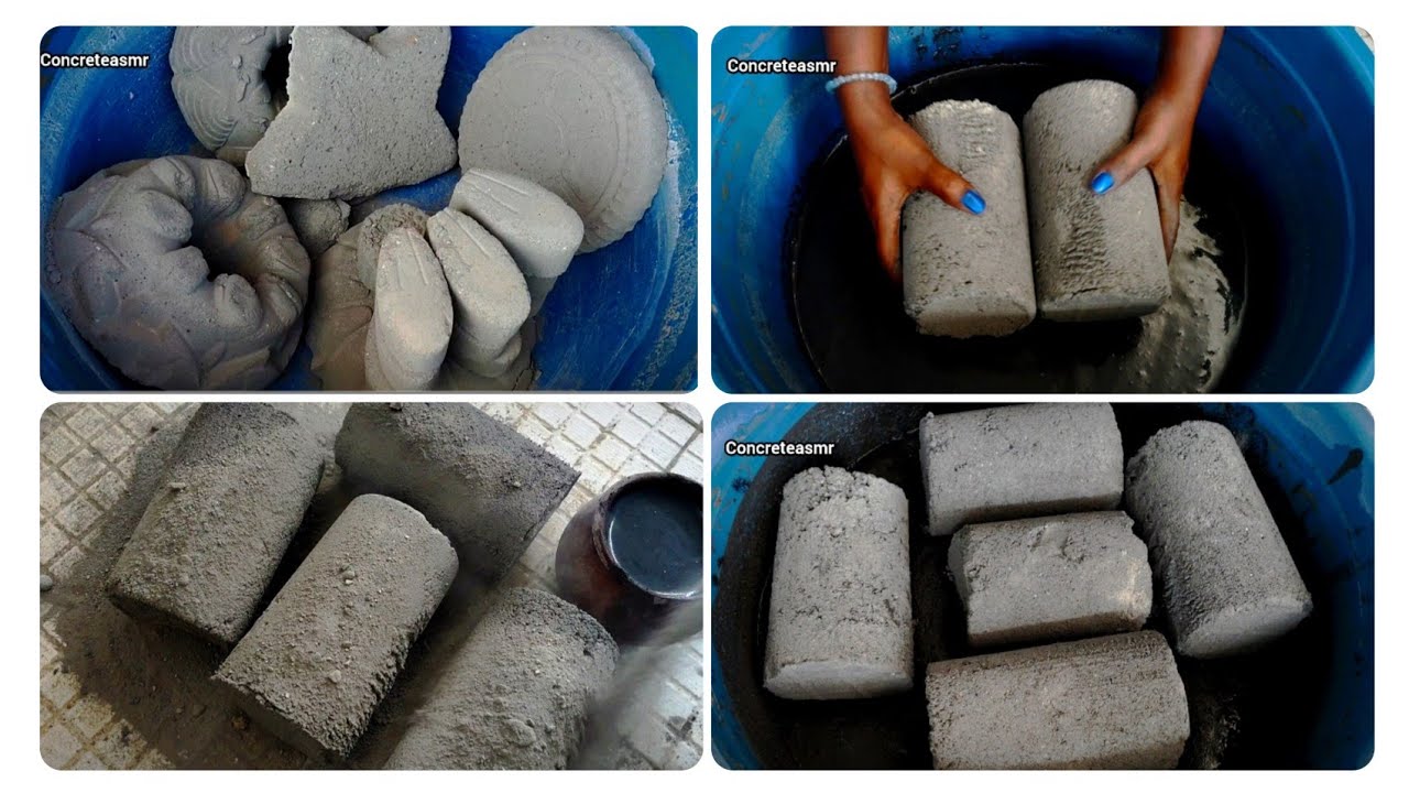 Black Charcoal Sand ASMR Movie 🖤 | Deep Dry to Water Crumbling