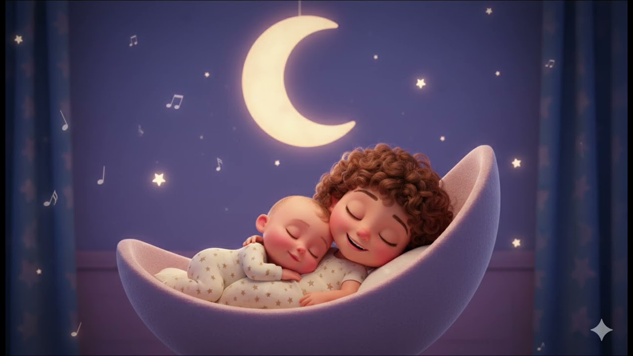 Ada ile Aden |  Yıldızlar ve Bulutlar 🌙 Bebekleri Anında Uyutan Ninni | Sakinleştirici Uyku Müziği