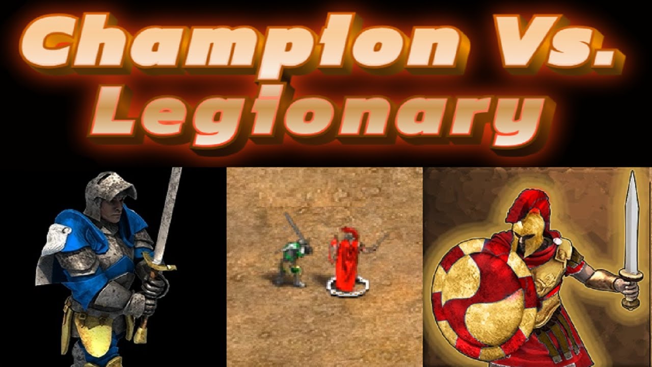 How do AoE2 Champions Perform Against AoE1 Legionaries? - YouTube