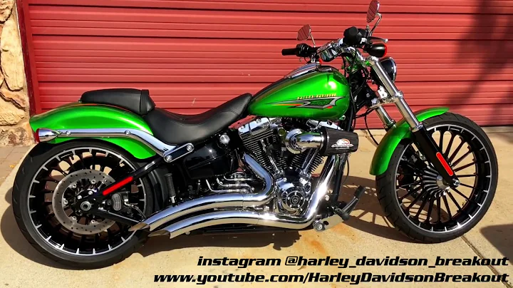 EXHAUST SOUND OF HARLEY-DAVIDSON BREAKOUT (PART 2)