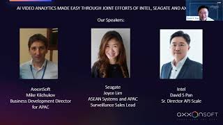 AI Video Analytics made easy through joint efforts of INTEL, SEAGATE and AXXONSOFT