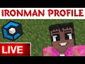 🔴LIVE CraftersMC • ( IRONMAN PROFILE ) Expanding the Pumpkin Farm