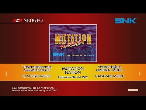 ACA NEOGEO MUTATION NATION (Switch) First Look on Nintendo Switch - Gameplay