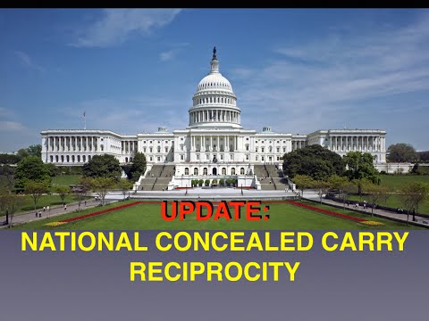 UPDATE: National Concealed Carry Recirpocity