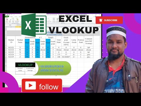 Excel vlookup Computer operation level 3 - YouTube
