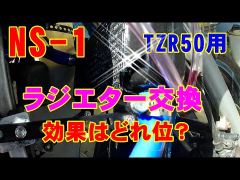 NS-1　【カスタム】TZR50のラジエターに換装！効果は？？　2st　原付  NS1 エヌワン