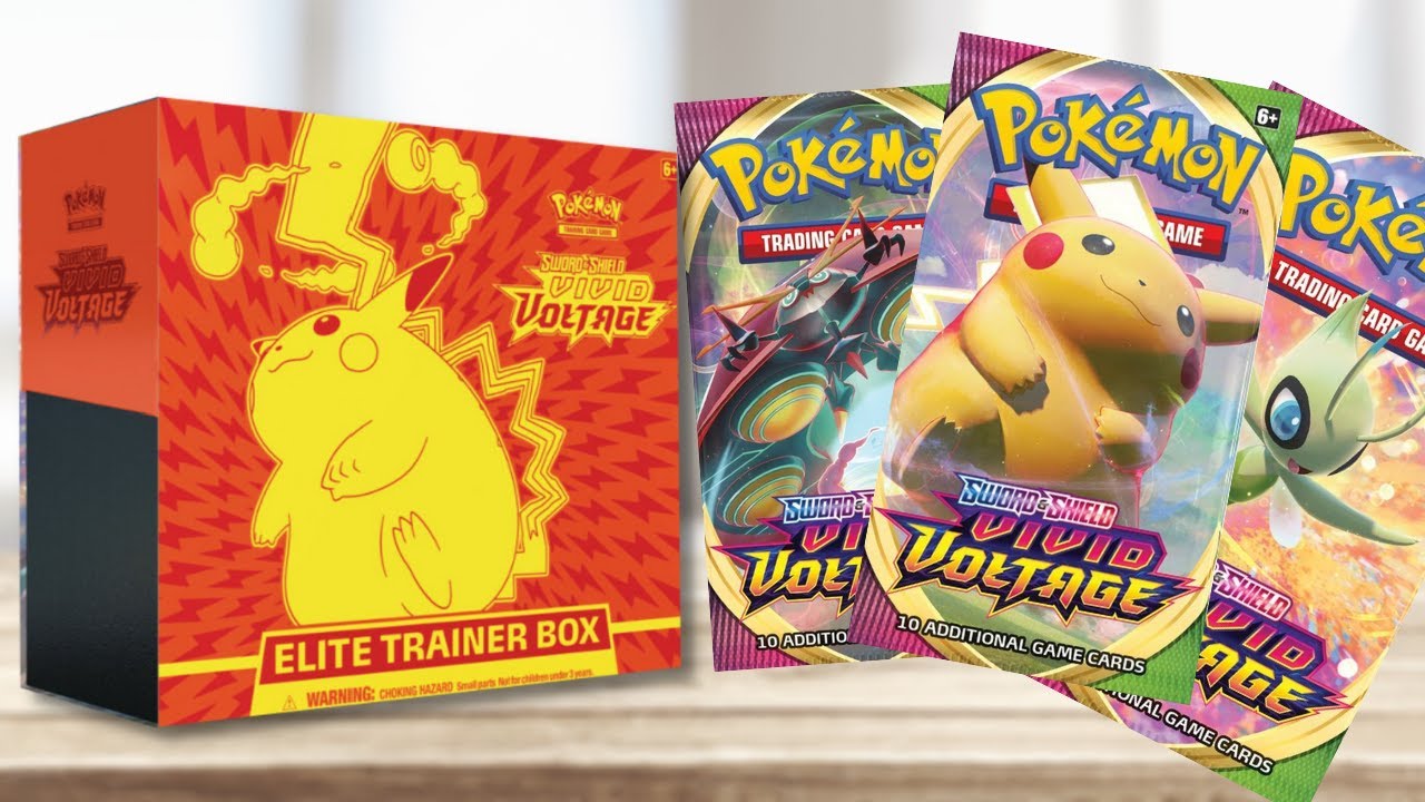 vivid voltage elite booster box Trainer Case | 10x Vivid Voltage Elite Trainer Box Massive Energy Pokmon TCG: Sword & Shield-Vivid