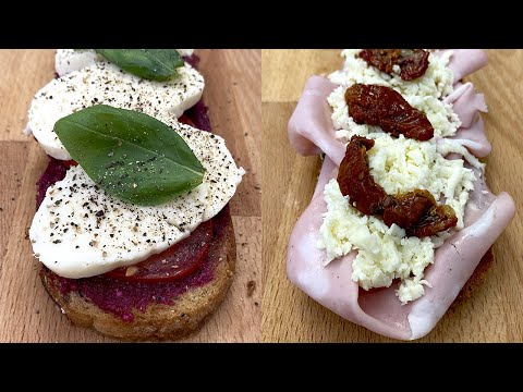 ¿No Sabes Qué Cenar? Prueba Estas 2 Tostadas Súper Ricas 😍🍞