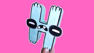 English Alphabet Lore H | DIY Paper Craft