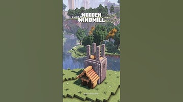 Minecraft Windmill Build ASMR  #minecraft #minecraftbuilding