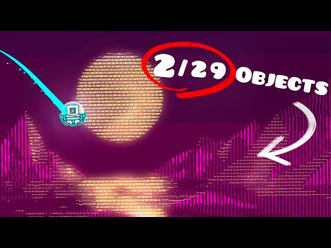 Я создал уровень с рейтингом 29 объектов в Geometry Dash.
