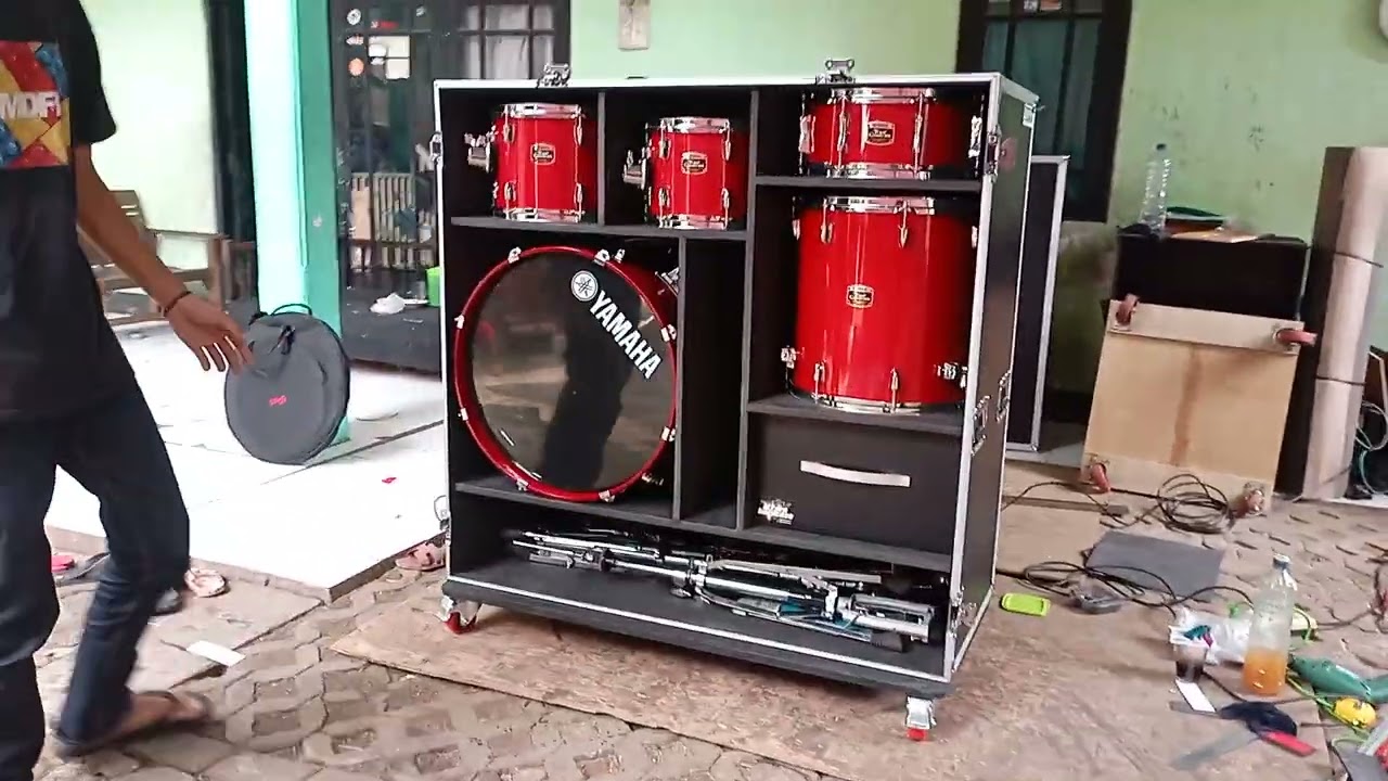 HARDCASE DRUM YAMAHA TOUR CUSTOM PART 2 #m2prohardcase #miliaaudio