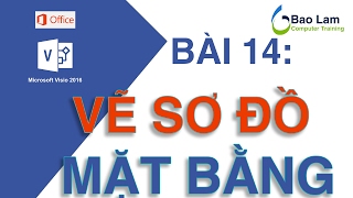 Microsoft Visio 2016 Bài 14: VẼ sơ đồ MẶT BẰNG NHÀ CỬA Microsoft Visio 2016 Bài 14: VẼ sơ đồ MẶT BẰNG NHÀ CỬA