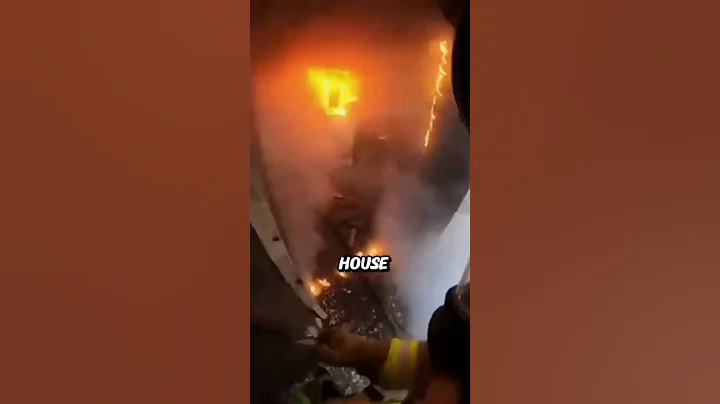 Brave Firefighter Saves Dog from Burning House 🐶🔥