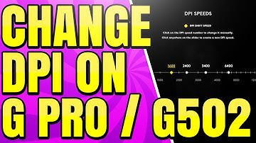 How to Change DPI on Logitech Mouse with G Hub Software (G502 and G Pro Wireless)